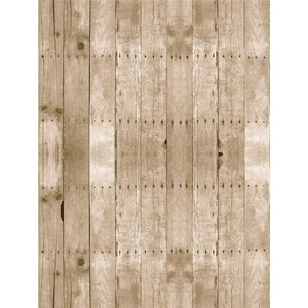 Pacon Corporation Pacon Corporation PAC56518 48 x 12 ft. Fadeless Textured Paper  Barn Wood Film PAC56518